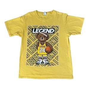 Men’s Medium Legend 24 Basketball Bear Graphic Tee  Kobe Bryant [156]